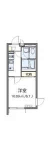 クレイノ笹塚南山【1階】の間取り