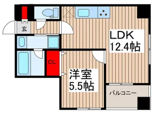 アイル プレミアム東向島【5階】の間取り