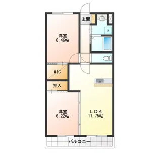 ラ・ルーチェ【4階】の間取り