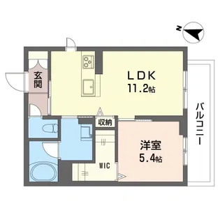 セレスティアルダン【2階】の間取り