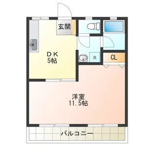 ドルム川内【2階】の間取り