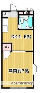 大信コーポNO・2【1階】の間取り