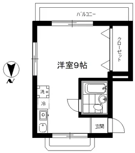 東京都渋谷区恵比寿3【マンション】の間取り