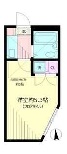 ガーデンハイツ蒔田【1階】の間取り