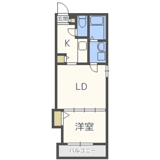 Advance N19【5階】の間取り