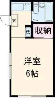田代ハウス1号【2階】の間取り