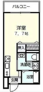 サンプレイス大橋【1階】の間取り