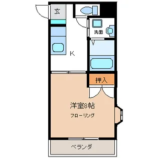 パレット46【1階】の間取り