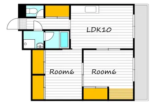 アメニティー伊島【4階】の間取り