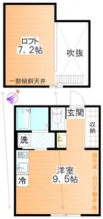 Baumhaus豊田南【2階】の間取り