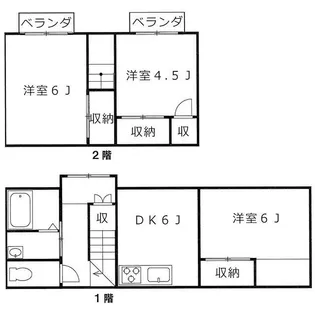 神奈川県横浜市戸塚区上矢部町【一戸建】の間取り