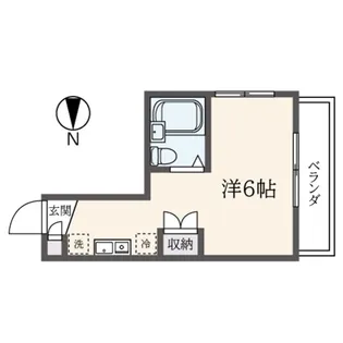クレセントヒルズ【1階】の間取り