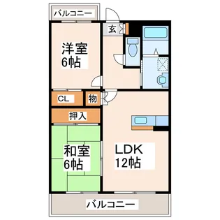 グランディールIII【4階】の間取り