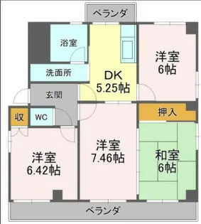 ビオレビル【2階】の間取り