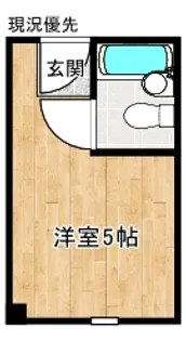 東本町リノベ物件『アークビル』【5階】の間取り