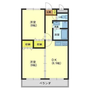 フェール・メゾンFUJINAGA A棟【1階】の間取り