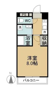 岡山県倉敷市二子【マンション】の間取り