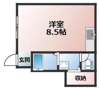 リバース千駄木【1階】の間取り