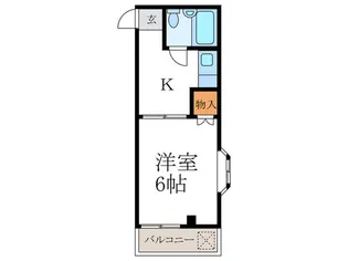 コーポ北村【3階】の間取り