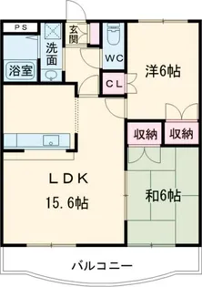 プロミネント伊勢中川 II【3階】の間取り