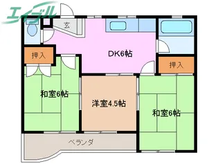 メゾン吉川【3階】の間取り