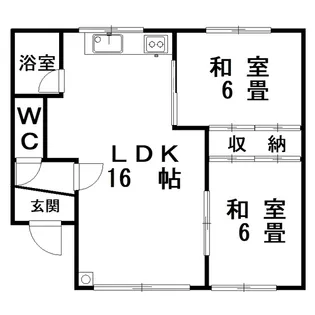 K-2【1階】の間取り