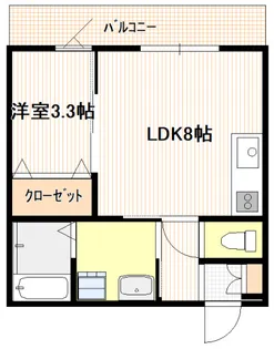 バーソロミュー・くま【1階】の間取り