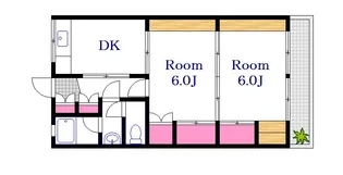 広島県広島市中区白島中町【マンション】の間取り
