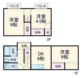 神奈川県横浜市戸塚区上矢部町【一戸建】の間取り
