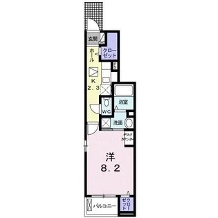グランツA【1階】の間取り