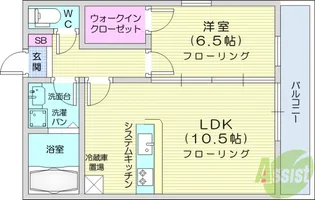 ハッピーホーム2【3階】の間取り
