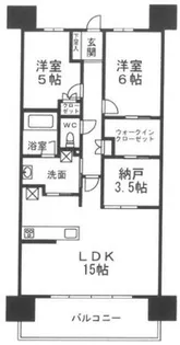 2SLDKの間取り画像