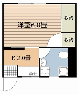 丸山アパート【1階】の間取り