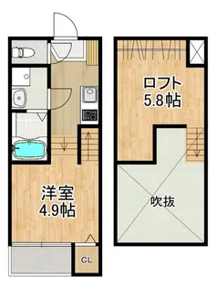 MODERN PALAZZO 貝津GRASSE【1階】の間取り