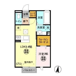 大黒屋 十五番館【1階】の間取り