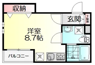 castleII(カステルツー)【1階】の間取り