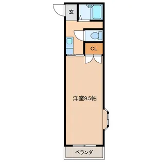 サンクレール【2階】の間取り