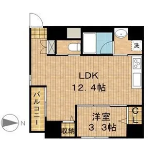 HONNMACHI BOX24【3階】の間取り