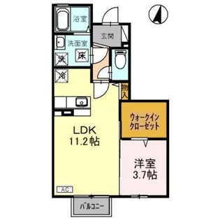 ロミオ・グレース【1階】の間取り