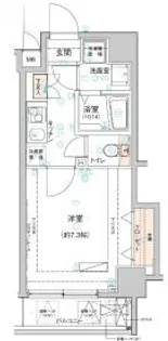 東京都中央区佃3【マンション】の間取り