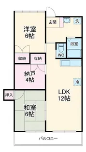 323BLD【4階】の間取り