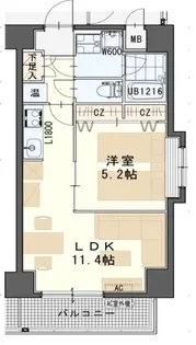 パークサイドレジデンス榴岡【8階】の間取り