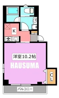 クリコーカステップ【3階】の間取り