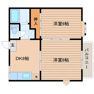 宮城県仙台市泉区南光台1【アパート】の間取り