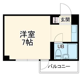 ベルビュ日吉【2階】の間取り
