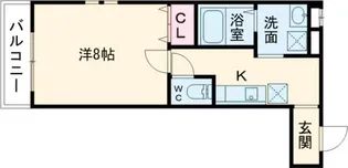 大阪府堺市西区上野芝町4【アパート】の間取り