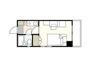 インパクト広瀬町I【4階】の間取り