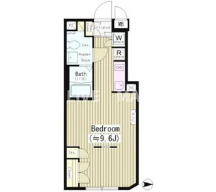 東京都渋谷区代々木5【マンション】の間取り