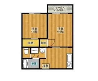 ピュアサンハイツ【2階】の間取り