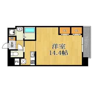 グレース元今里【8階】の間取り